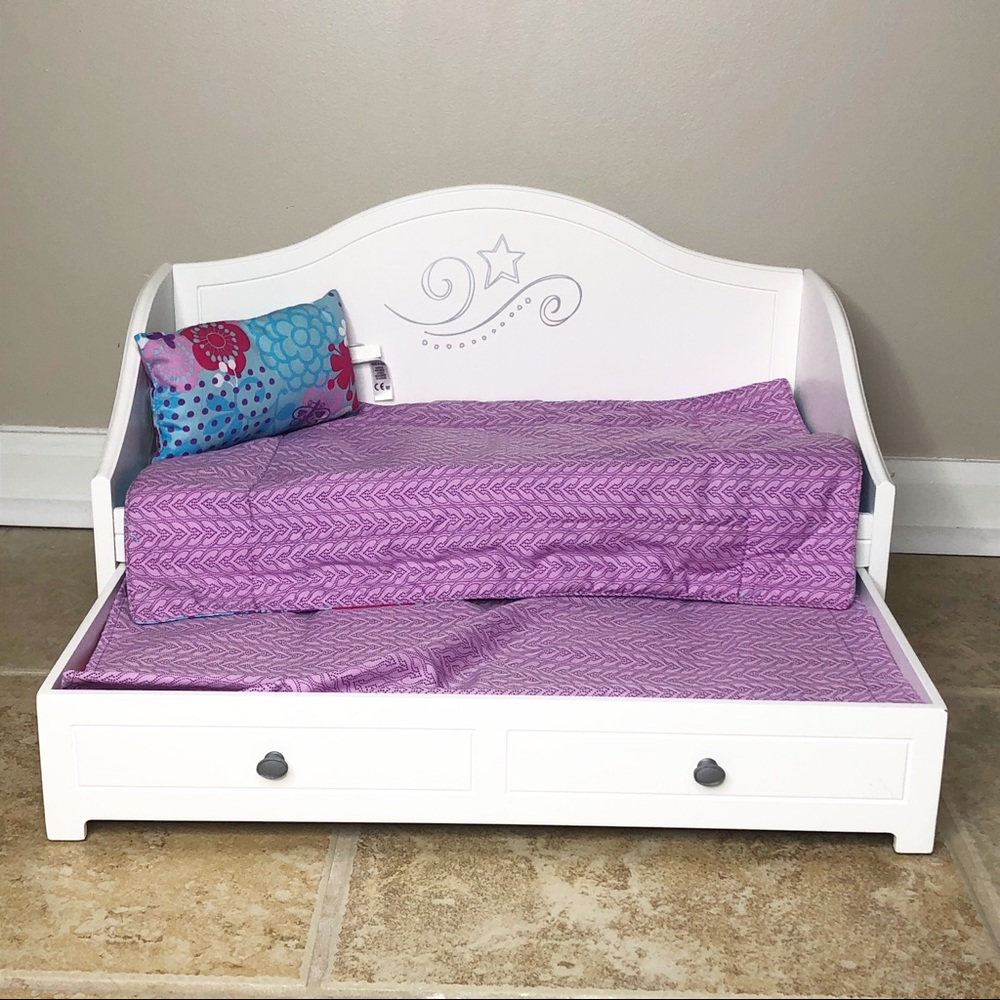 American girl trundle bed